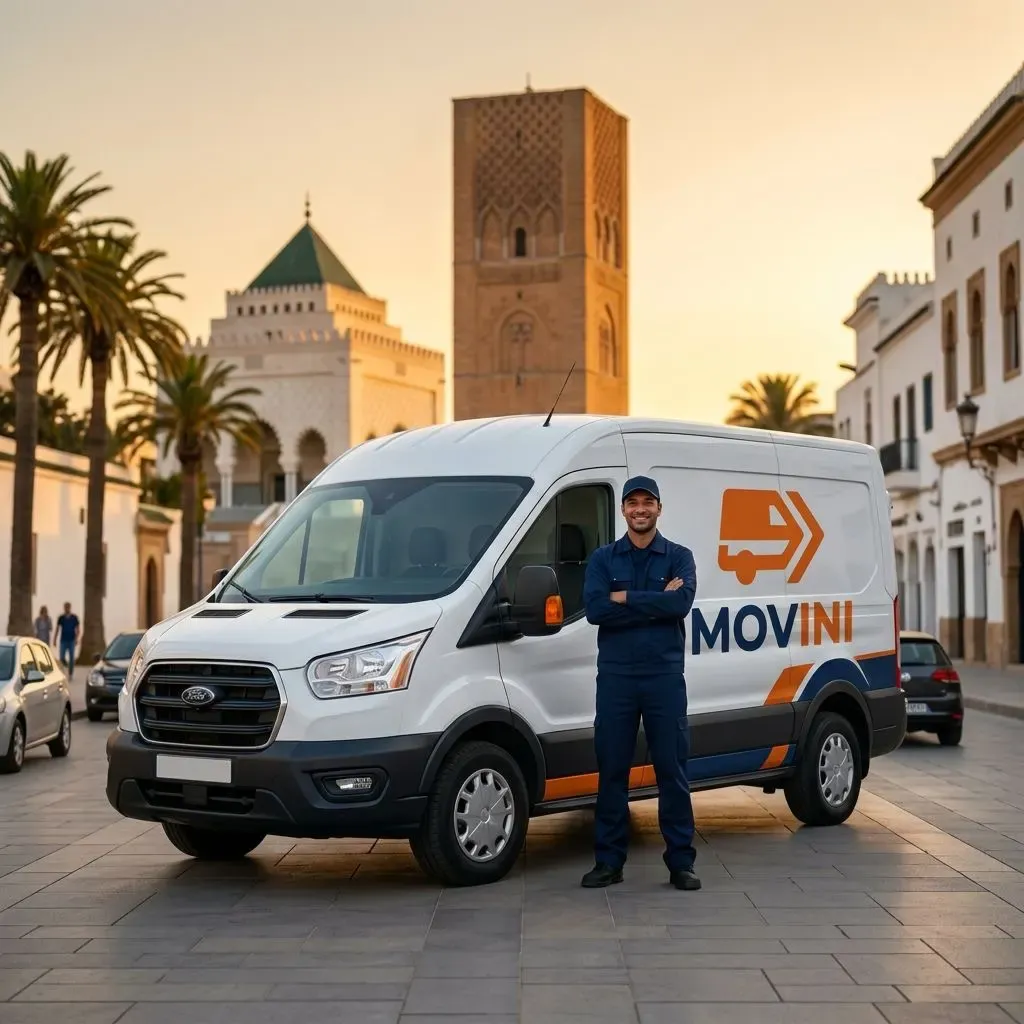 Déménagement à Rabat avec camionnette et chauffeur vérifié